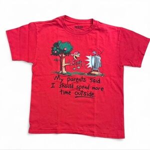 Urban Pipeline Boys Graphic Tee - Gamer "Spend Time Outside" - Youth Medium